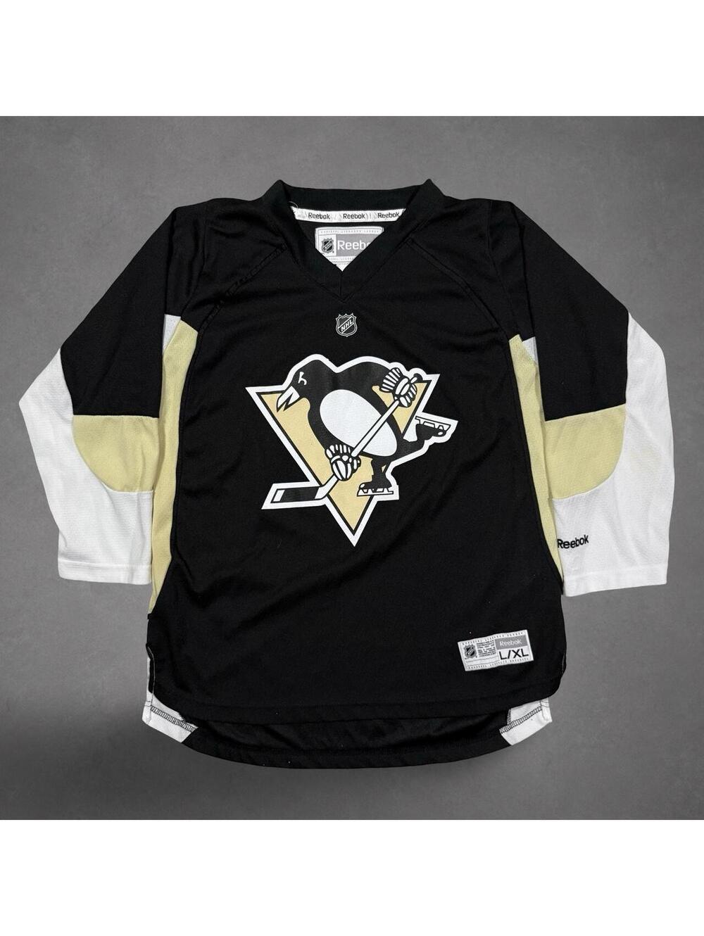 Reebok Pittsburgh Penguins Evgeni Malkin 71 NHL Jersey Youth L/XL